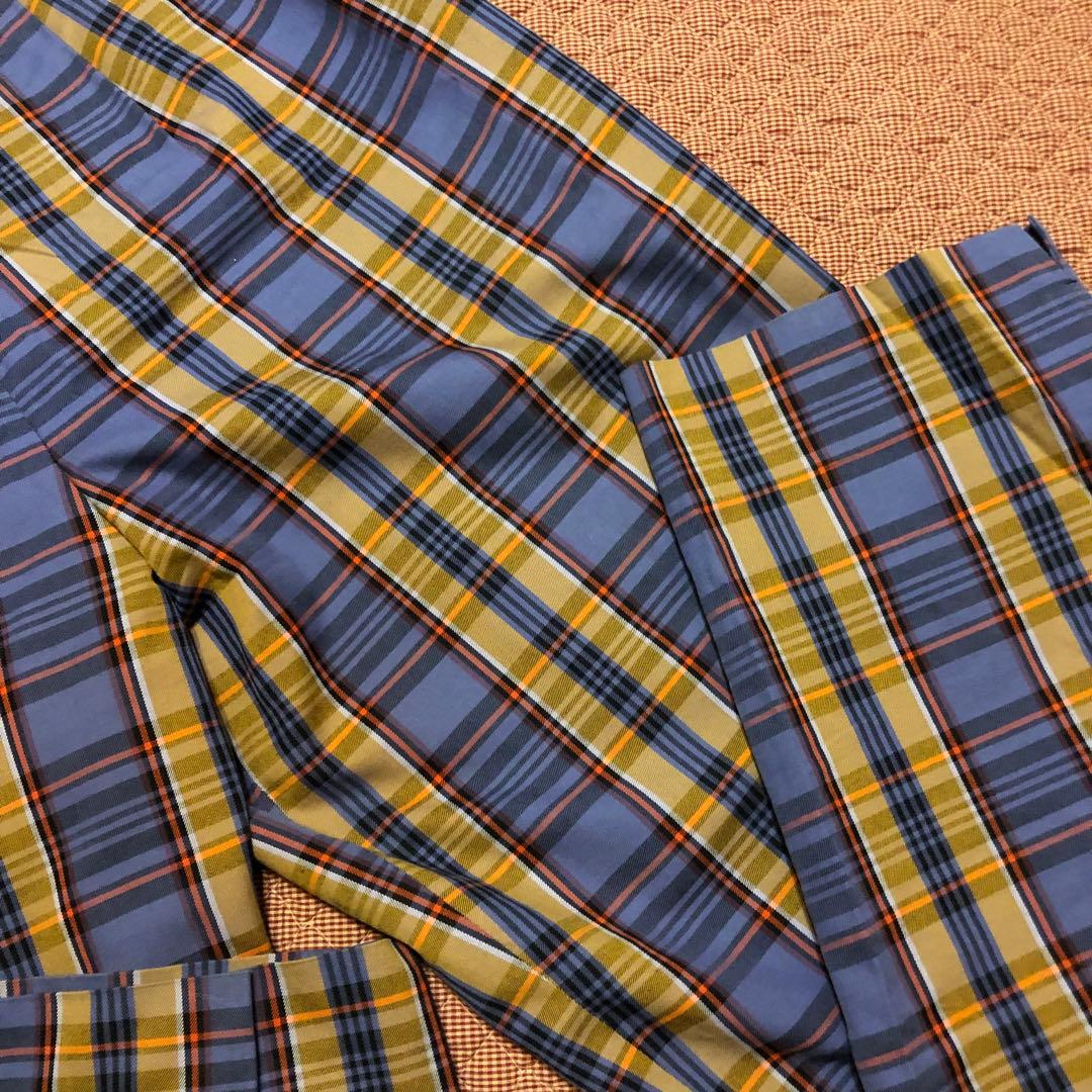 希少 クロエゴルフ Chloe GOLF チェックパンツ 綿100% 9号 美品