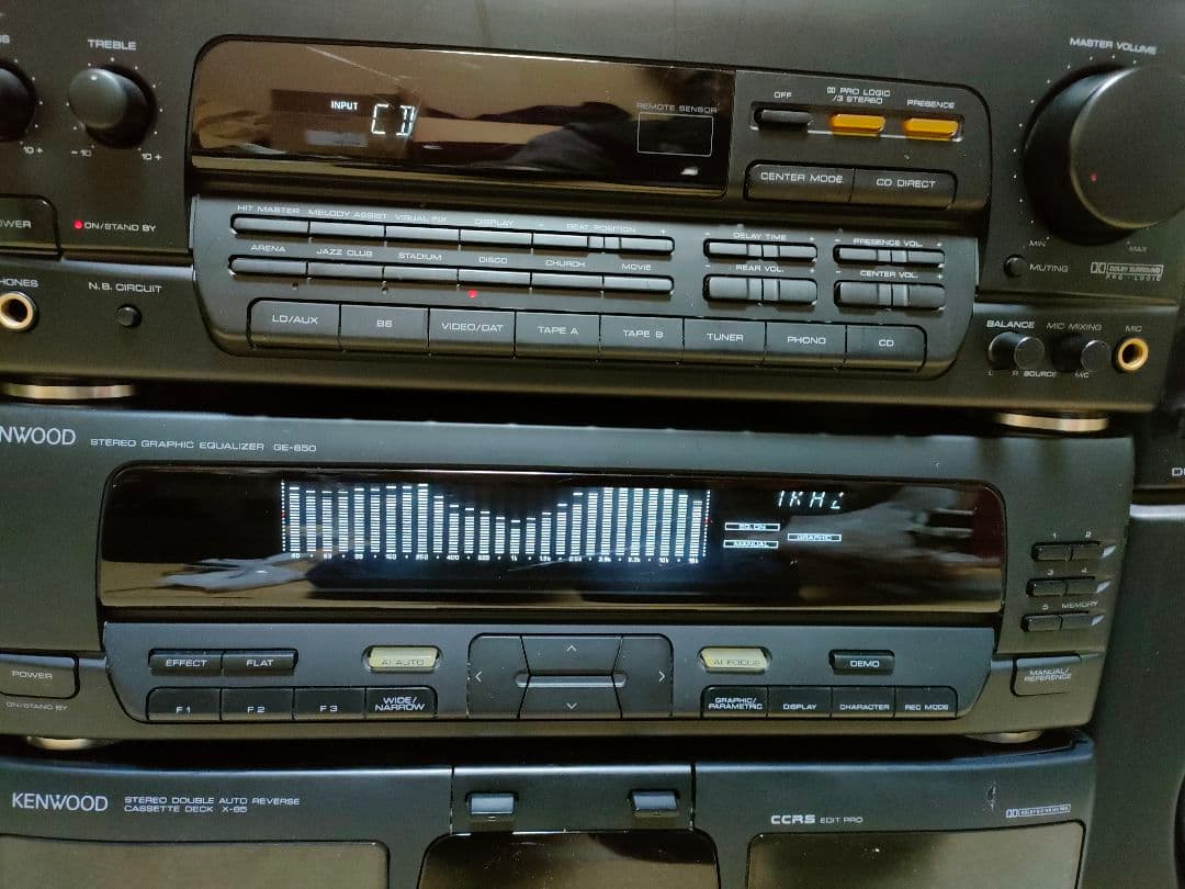 KENWOOD ROXY L5　コンポ　バブル　①（②とセット販売です）