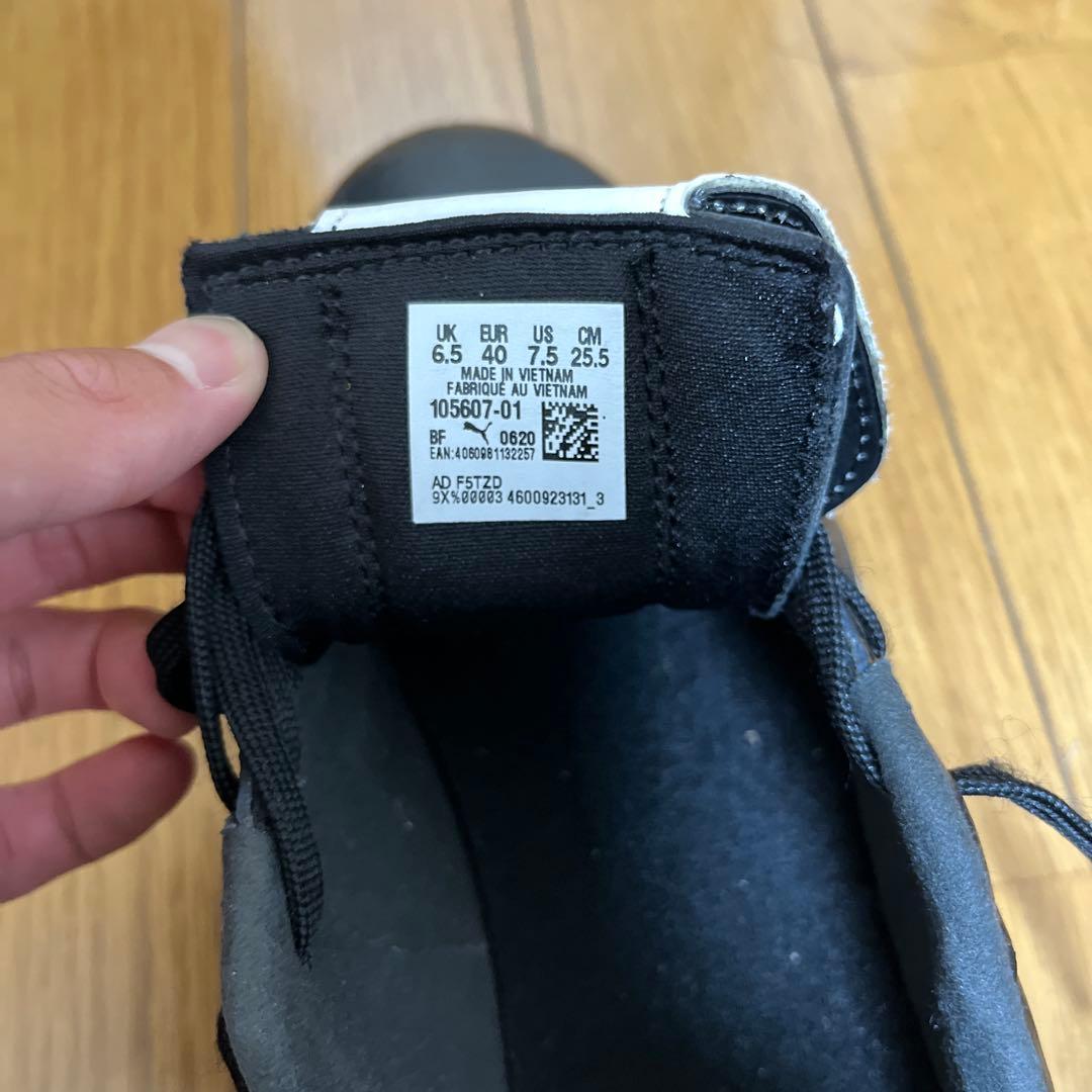 PUMA KING スパイクシューズ ブラック/ホワイト