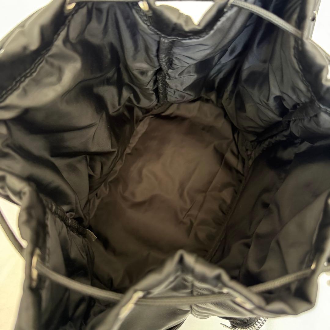 美品 beautiful people ナイロン巾着バッグ STUDIOUS別注