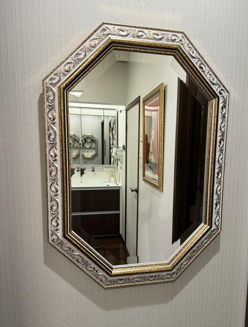 日本製　最高級　エレガント　ウォールミラー