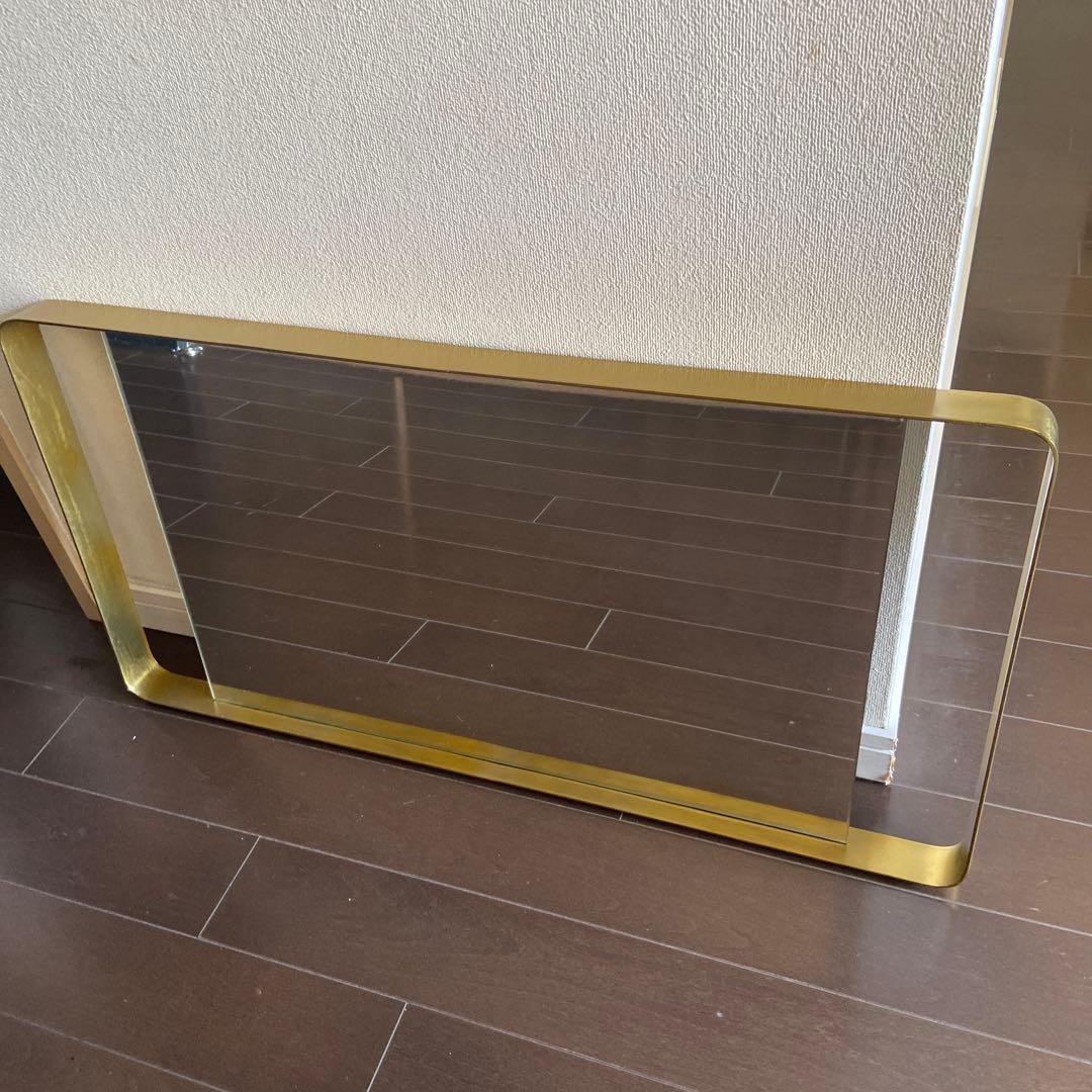 姿見　ミラー　ウォールミラー　鏡　アクシス　ゴールド　アンティーク　壁掛け