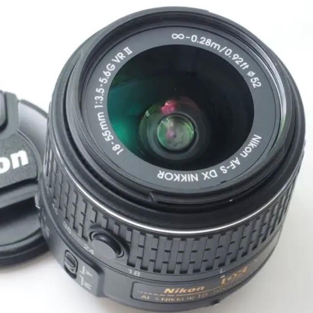 【美品】Nikonニコン❣️標準ズームAF-S18-55mmVR⭐️使い勝手抜群