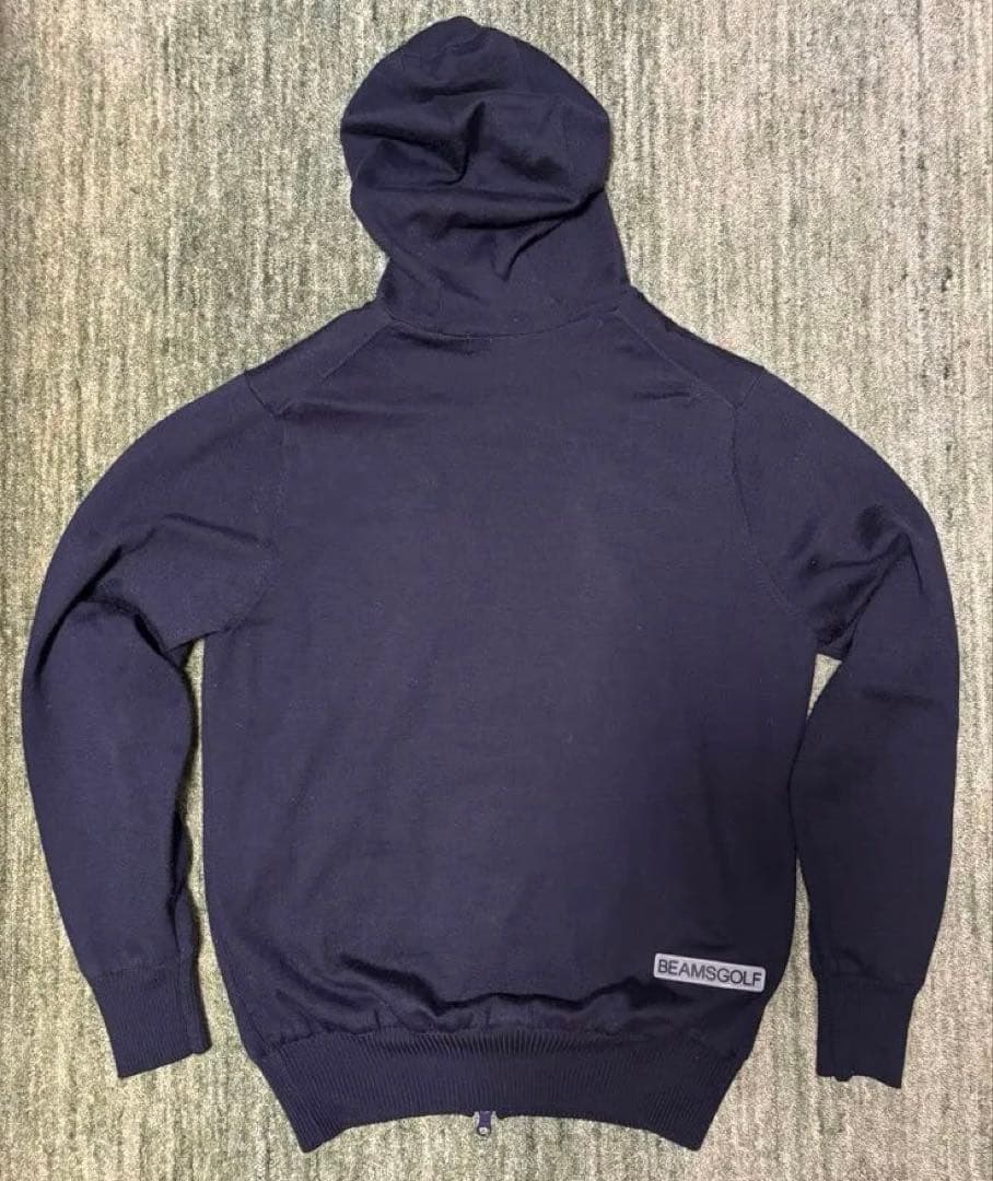 BEAMS GOLF フルジップパーカー ネイビー　Ｍ