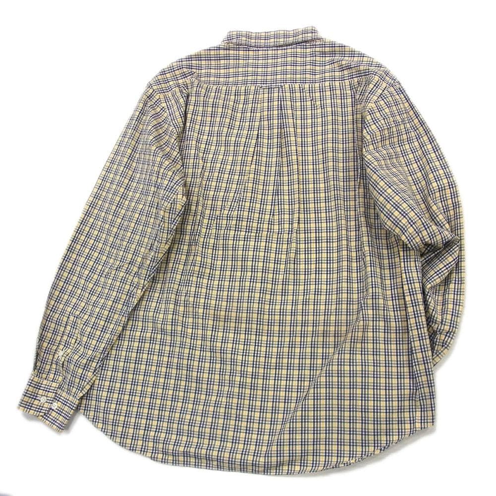 ✈ パーリーゲイツ　長袖 シャツ　チェック　総柄　刺繍　メンズ LL　ゴルフ　綿