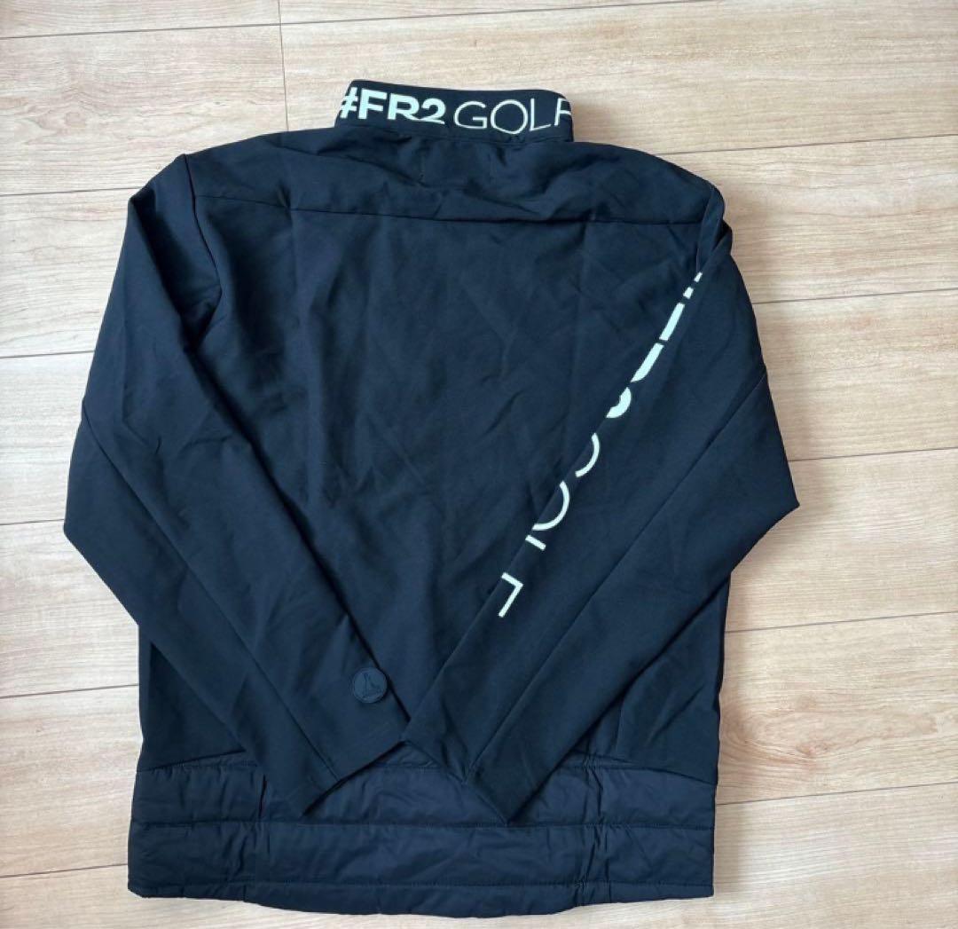 黒Lサイズ　fr2 ゴルフ　メンズ　中綿ロゴジャケット
