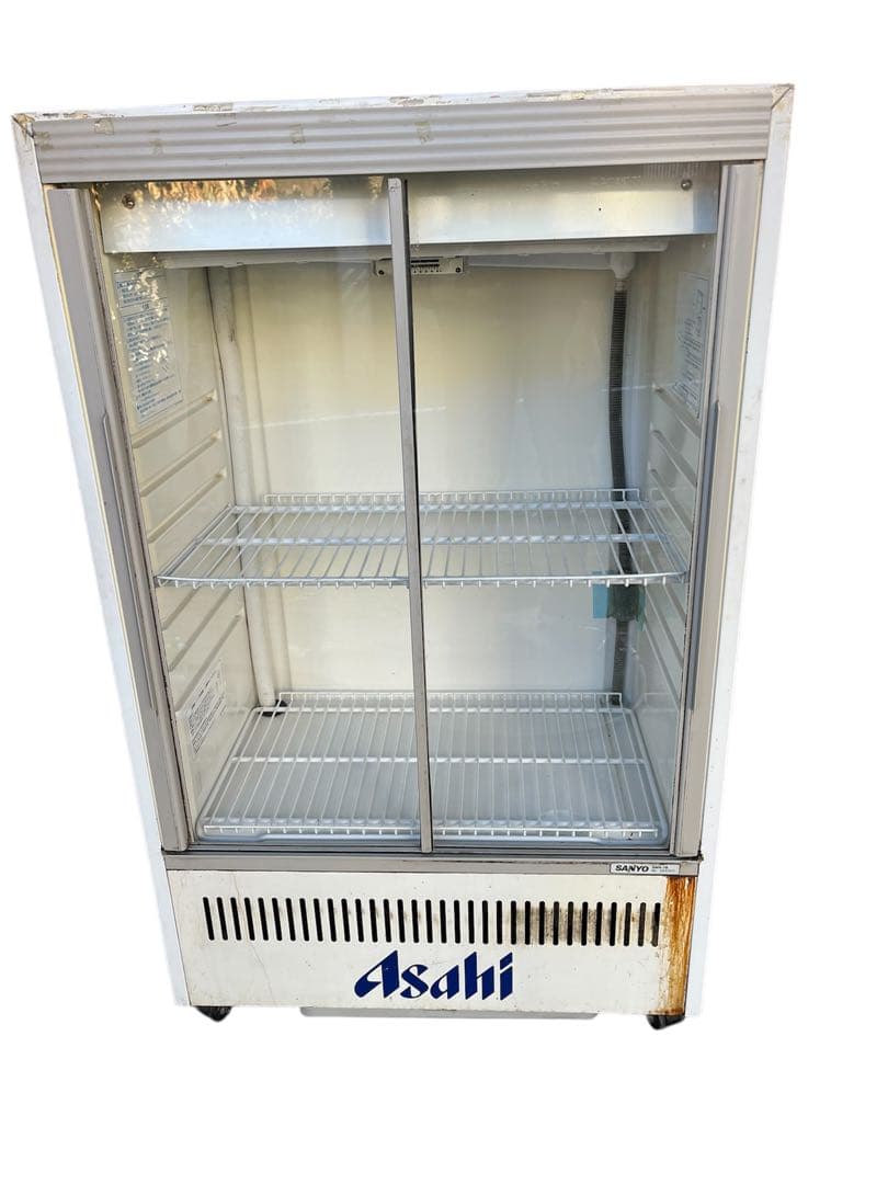 業務用 冷蔵ショーケース SANYO SMR-76 Asahiロゴ入り 店舗用