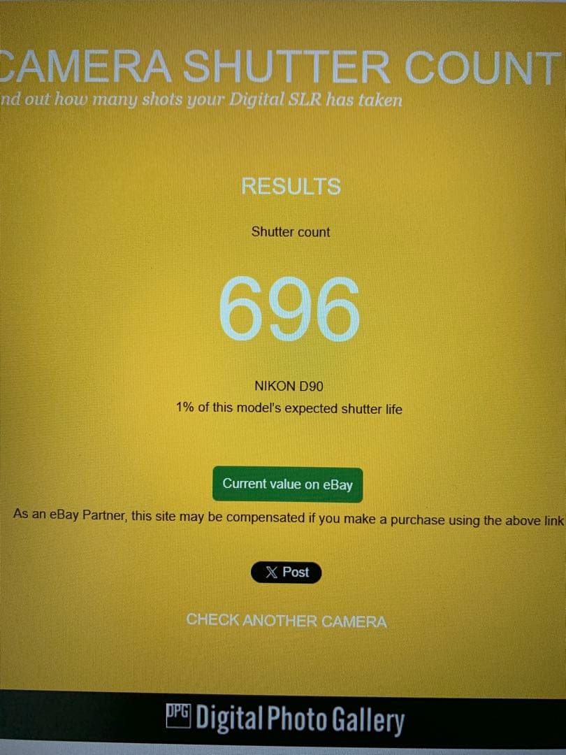 シャッター回数696 Nikon ニコン D90 ボディ デジタル一眼レフ