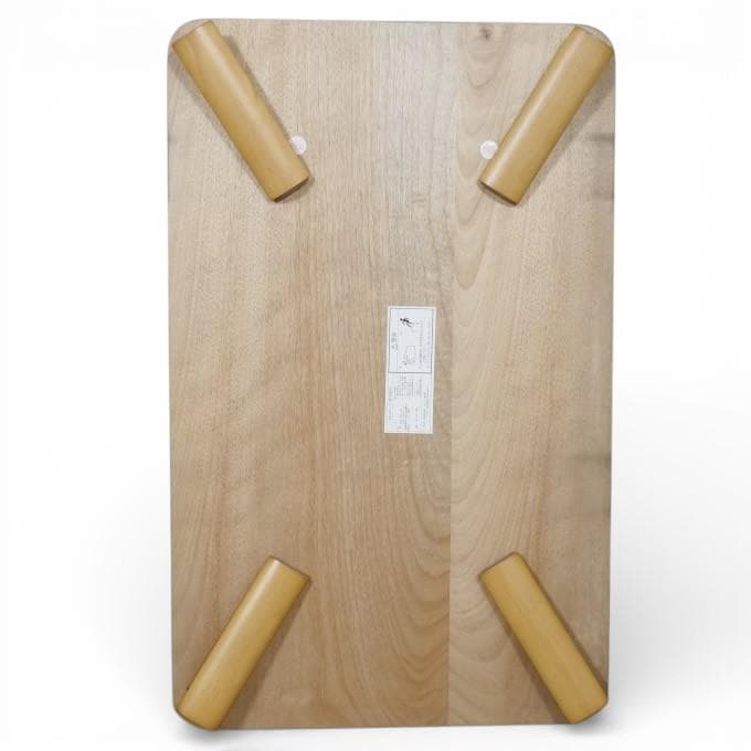 120×75cm【新品】天然木突板 ローテーブル 折りたたみ式 ちゃぶ台