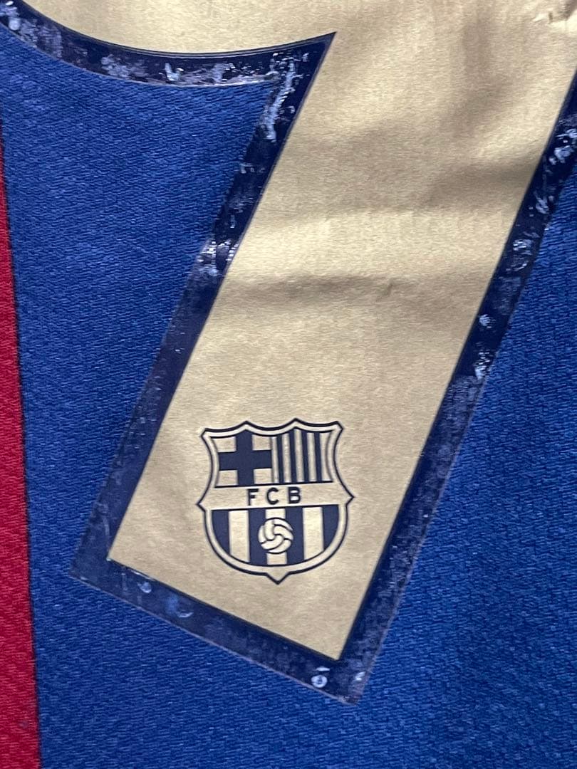 【正規品】メッシ　バルセロナ　06/07 ホームレプリカ　難あり