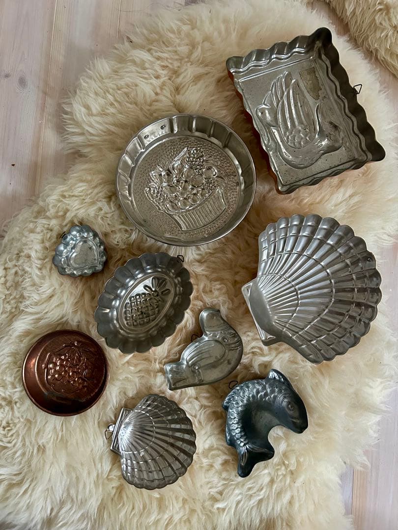 アンティークコッパーモールドセット(シェル以外)