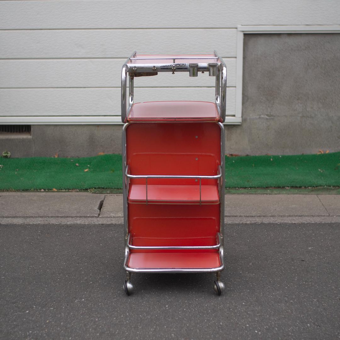 スペースエイジ ツールワゴン 多機能ワゴン 什器 収納 ミッドセンチュリー