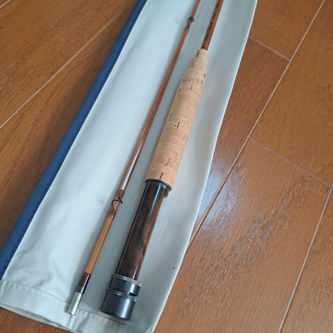 バンブーロッド　6,3#4　地元ビルダー製作 Asamaロッド　美品