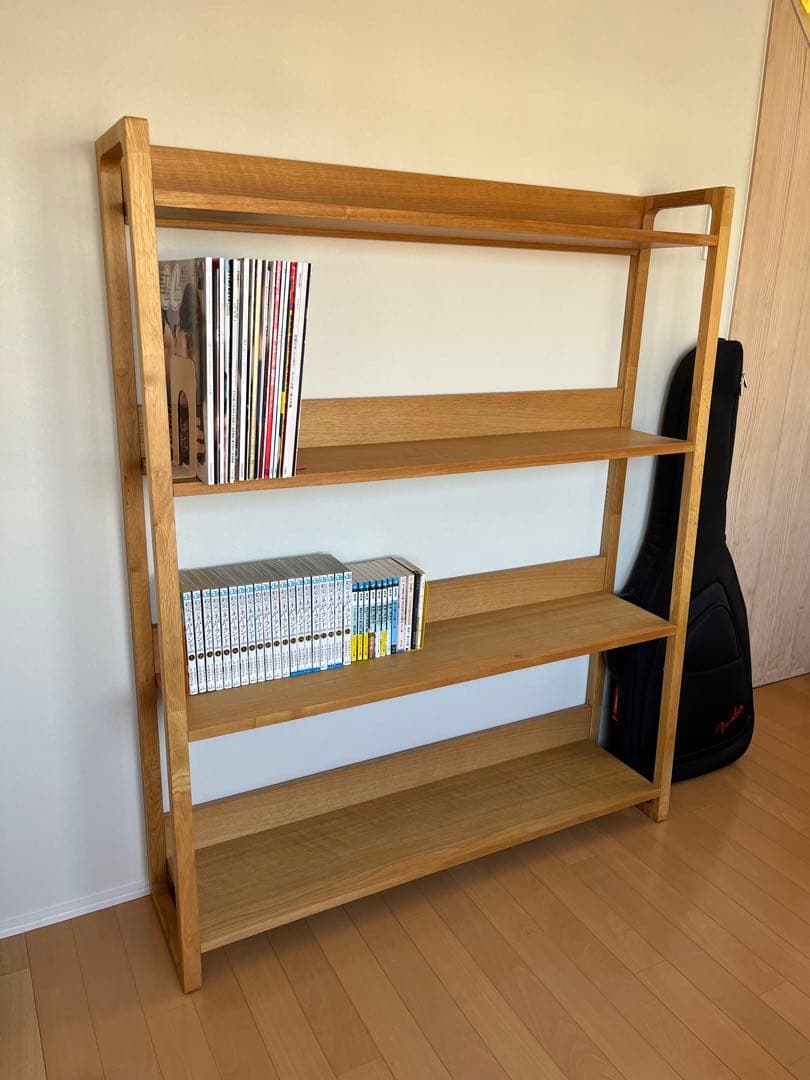 アクタス 木製ラック 棚 4段 ナチュラル