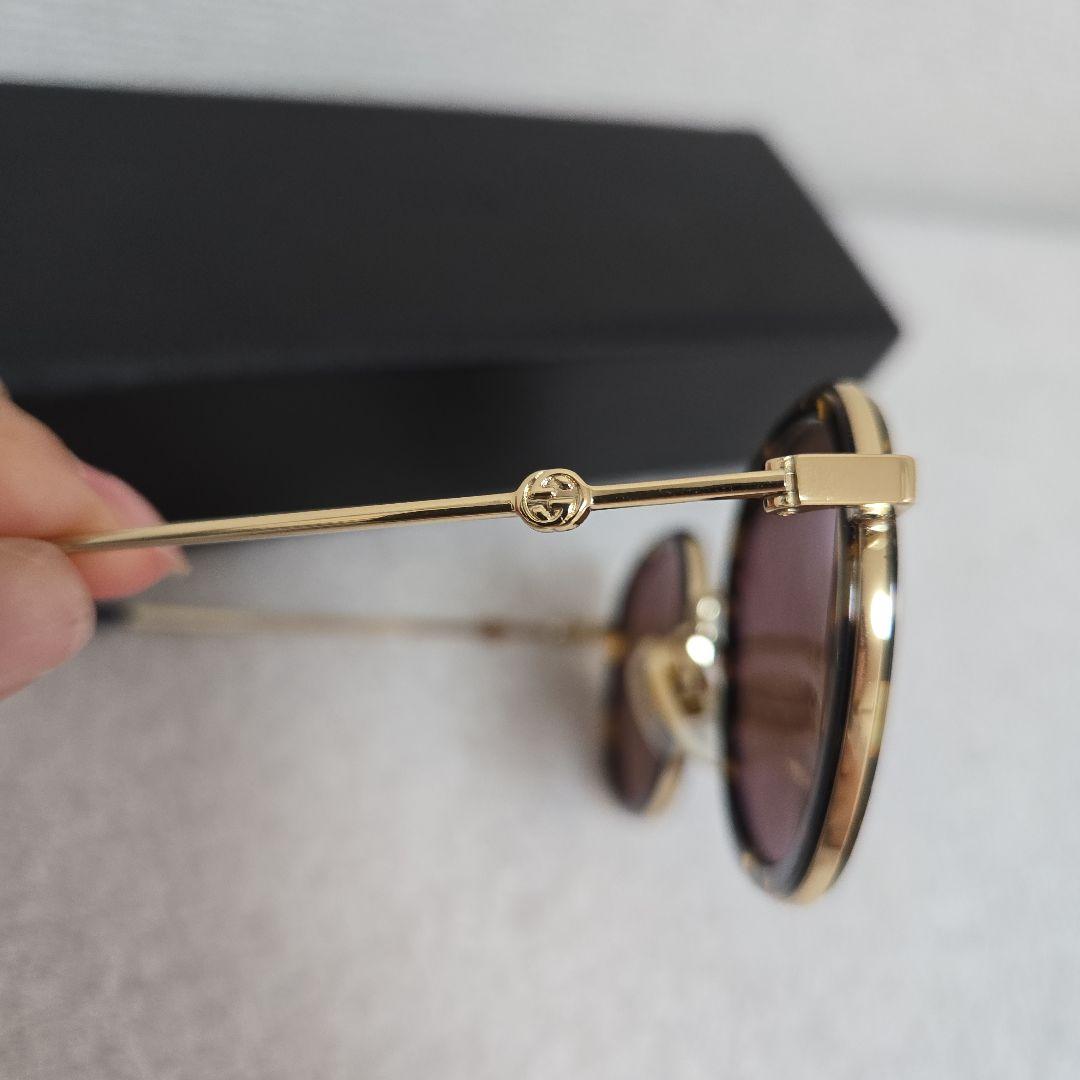 9/29まで値下げ！美品 GUCCI グッチ べっ甲サングラス ラウンド