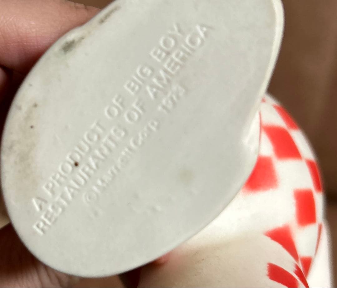 ビンテージ*1973年製 ビッグボーイ貯金箱　Big Boy 二体アメリカン雑貨