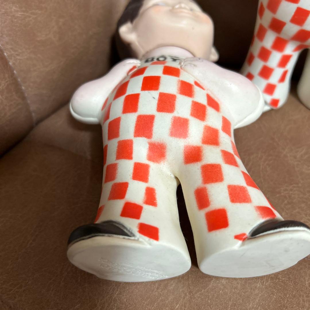 ビンテージ*1973年製 ビッグボーイ貯金箱　Big Boy 二体アメリカン雑貨