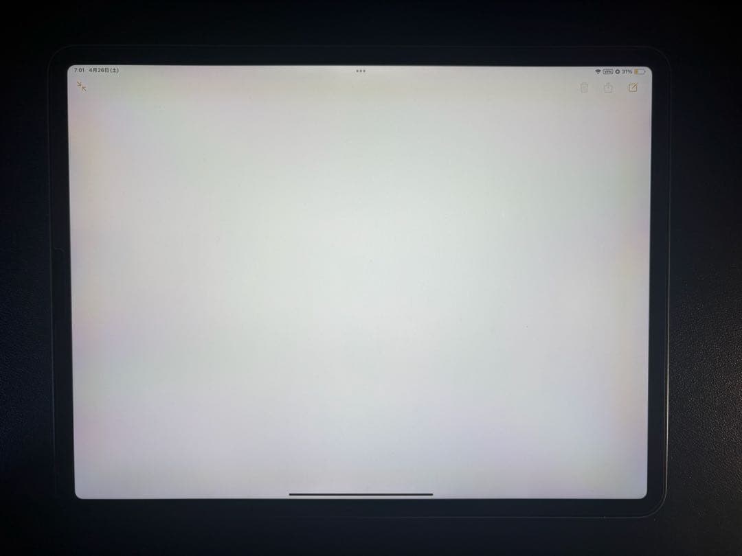 MM　iPadPro 12.9インチ256GB スペースグレイMTFL2J