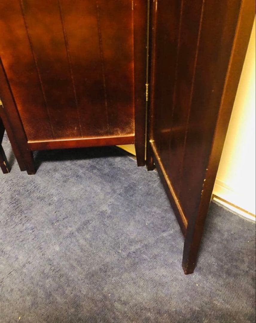 アンティーク 4連 パーテーション