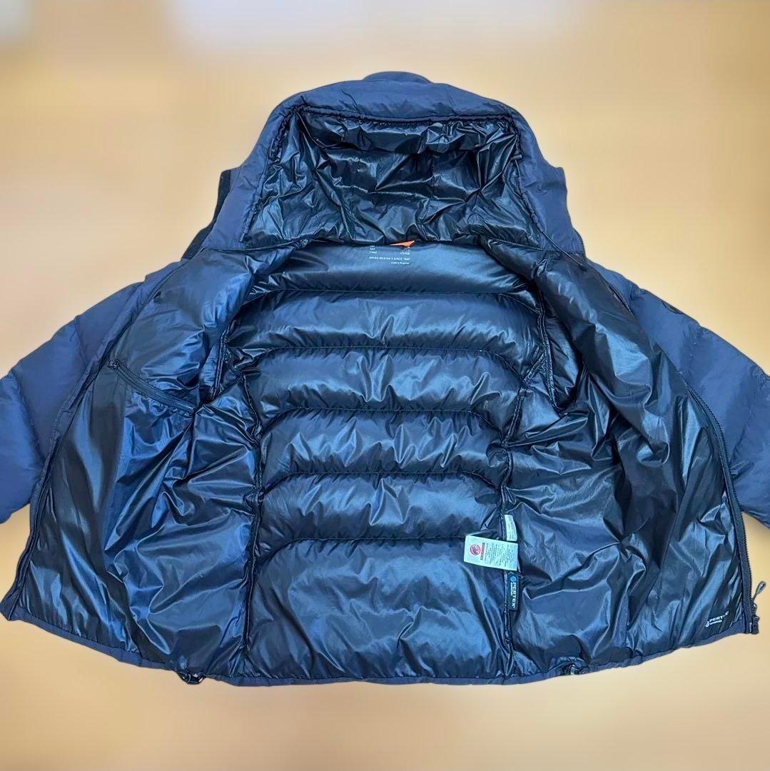 マムート ダウン Xeron フーデッドジャケット 黒 L メンズ