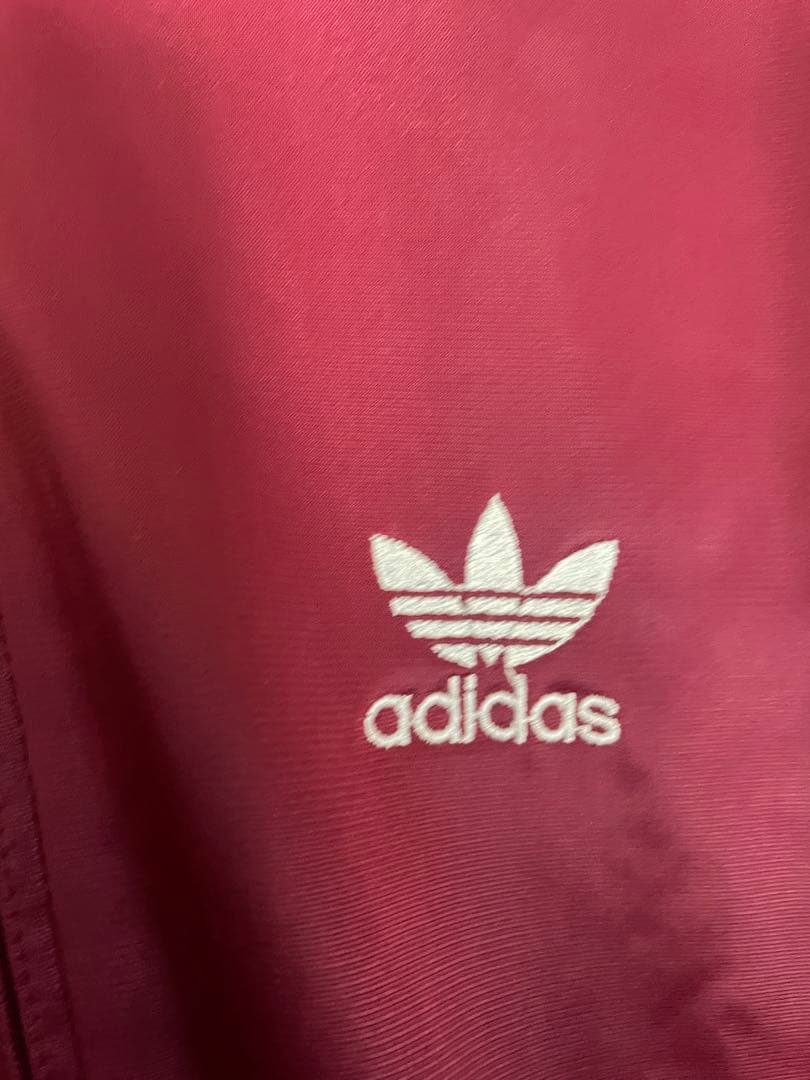 80s ATP adidas バーガンディ Lサイズ