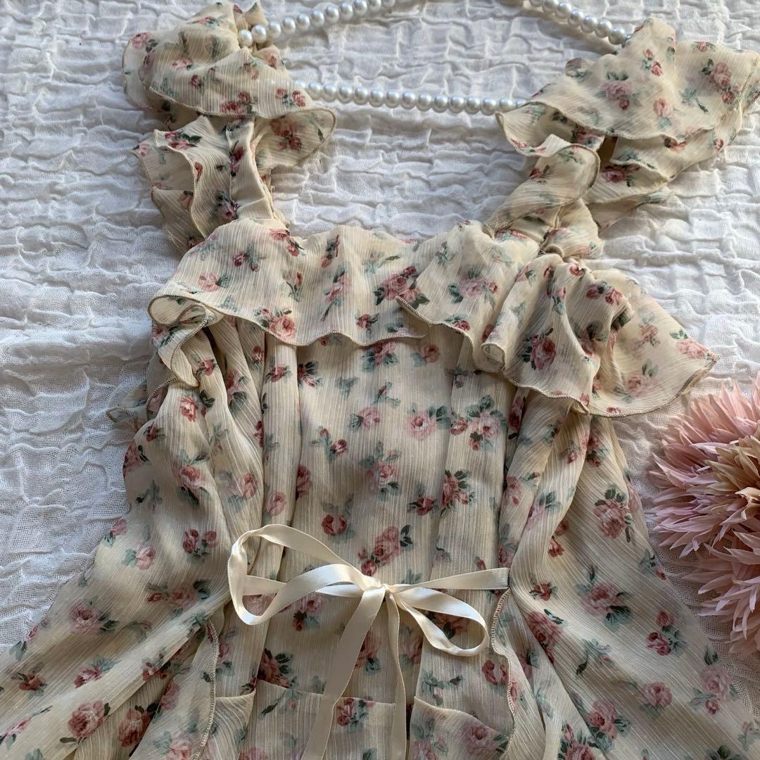 アクシーズファム　花柄キャミソール　チュニック