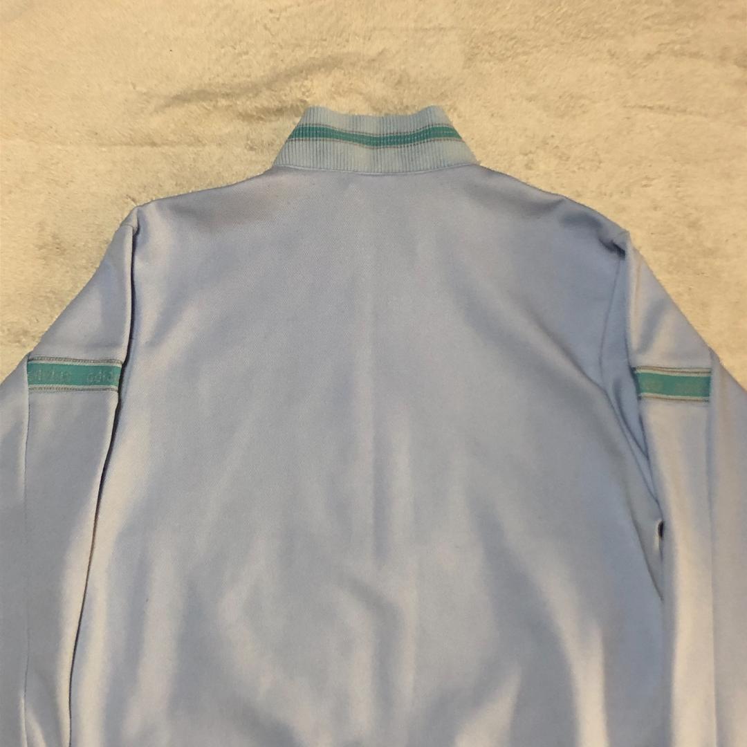 90年代 デサント製 アディダス トラックジャケット トレフォイルロゴ刺繍 S