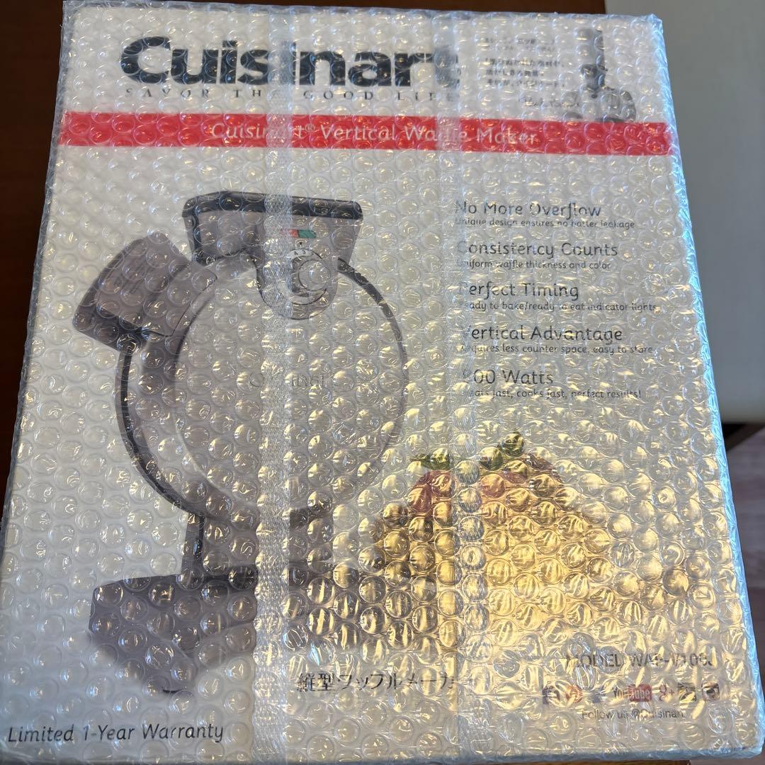 Cuisinart クイジナート WAF-V100 ワッフルメーカー 縦置き