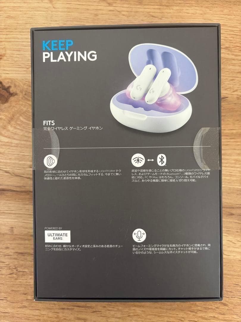 【早い者勝ち】ロジクール G FITS ホワイト ワイヤレスゲーミングイヤホン
