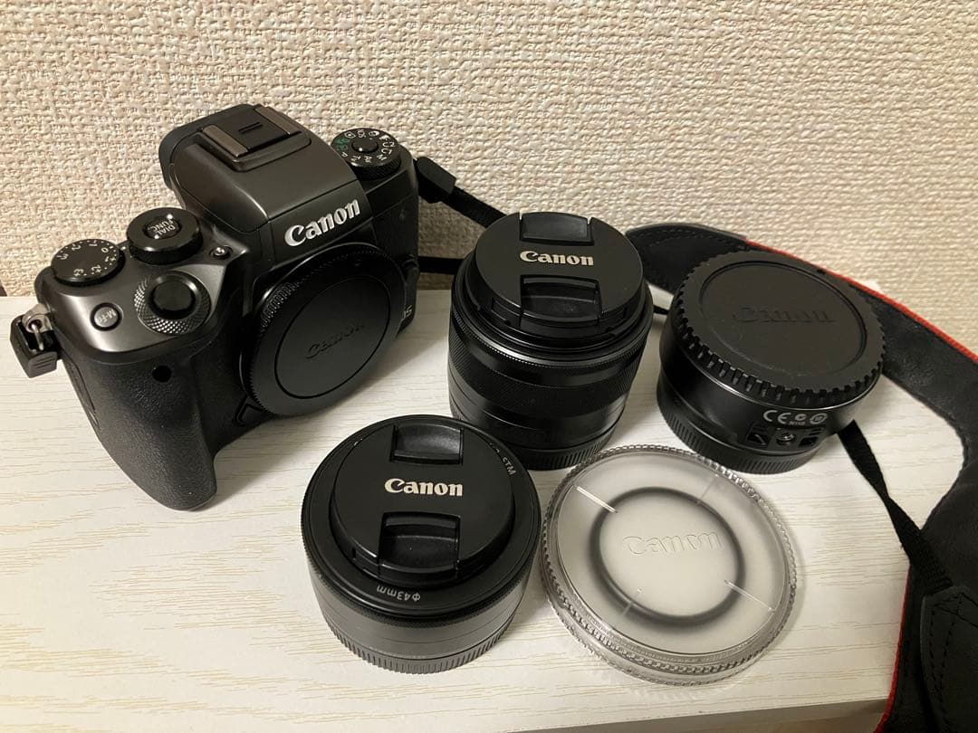Canon EOS M5セット（レンズ2本/付属品/マウントアダプター）
