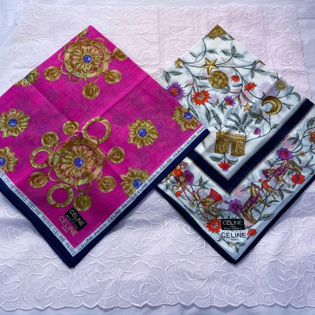 ハイブランド　セリーヌ　ハンカチ8枚セット