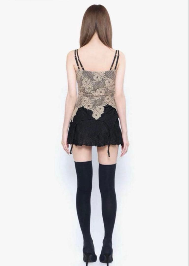 新品theredthread S cutting lace dress