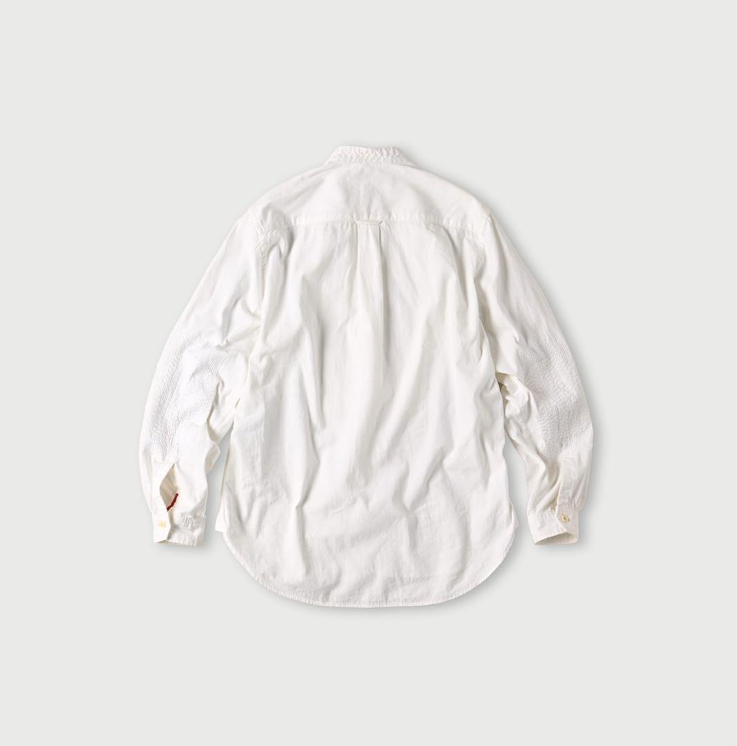 45R 藍職人 インドカディオックスの908ピンタックスタンドシャツ