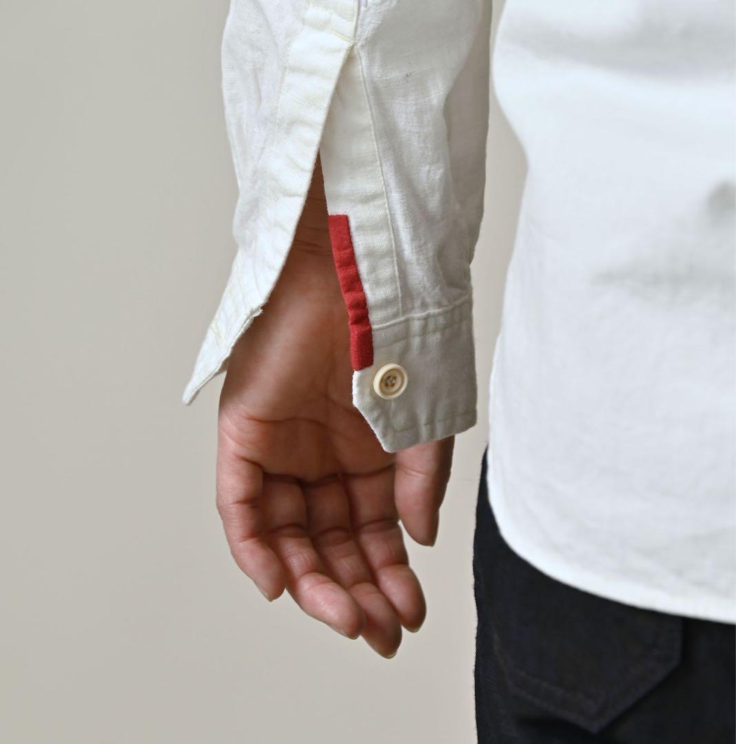 45R 藍職人 インドカディオックスの908ピンタックスタンドシャツ