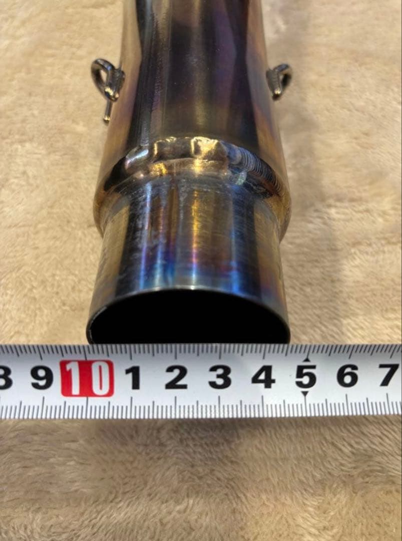 カワサキZX-6R G型用　BEET製　中間パイプ、リングパイプ中古