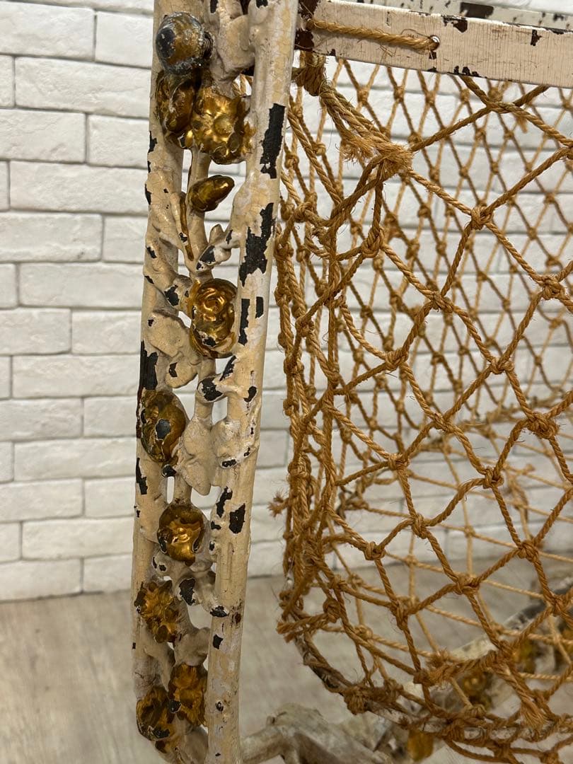 【東京都内23区配送無料】アンティーク　フランス製　ベビーベッド　什器　店舗　棚