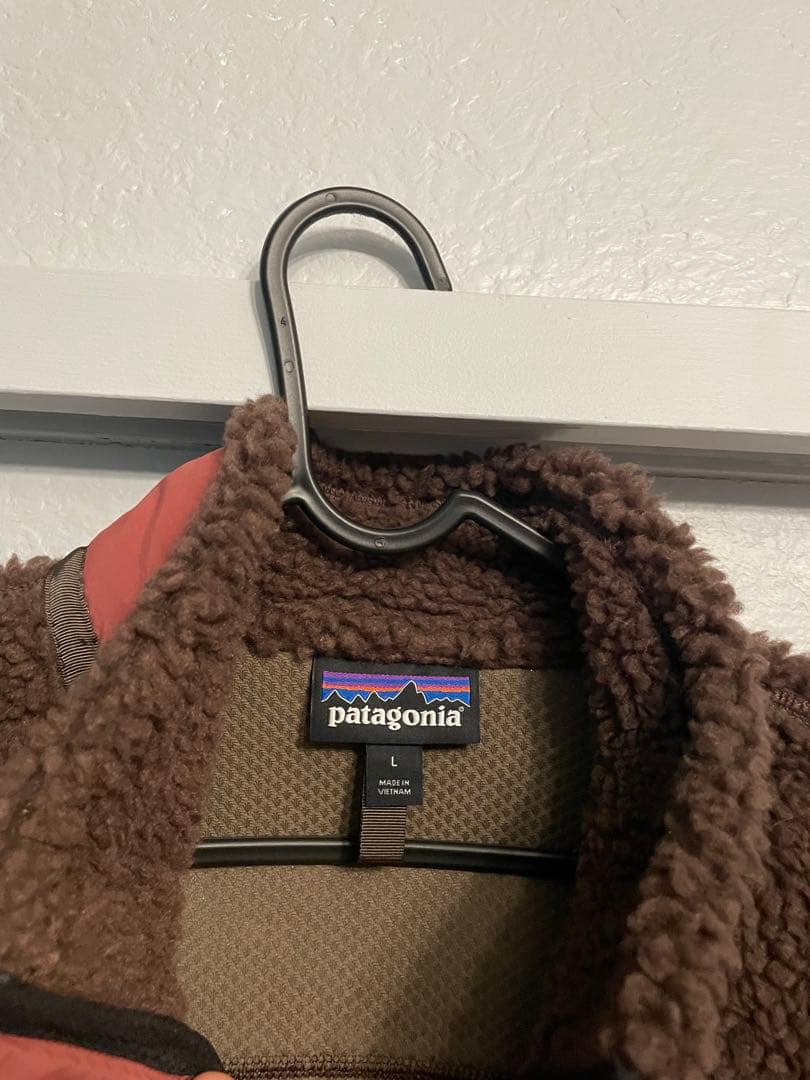 Patagonia フリース ダウンベスト Lサイズ 茶色