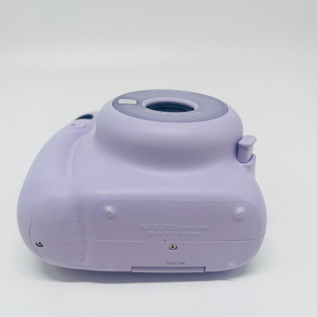instax mini 11 チェキ　パープル　カメラ