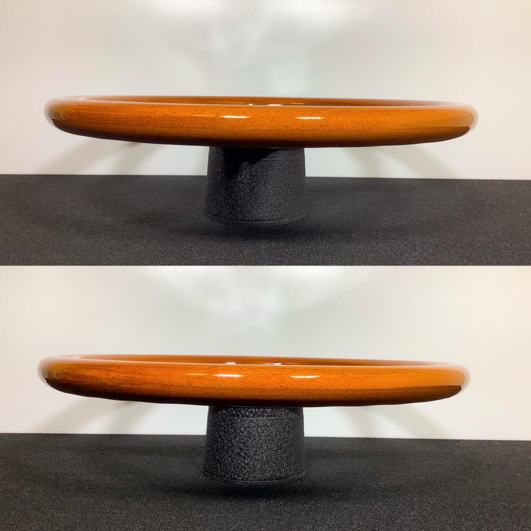 美品 ナルディ クラシック ウッドステアリング ポリッシュスポーク 36.5φ