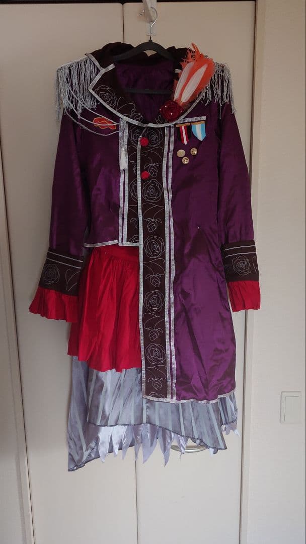 Roselia 今井リサ 3th liveコスプレ衣装　ウィッグセット　女性XL