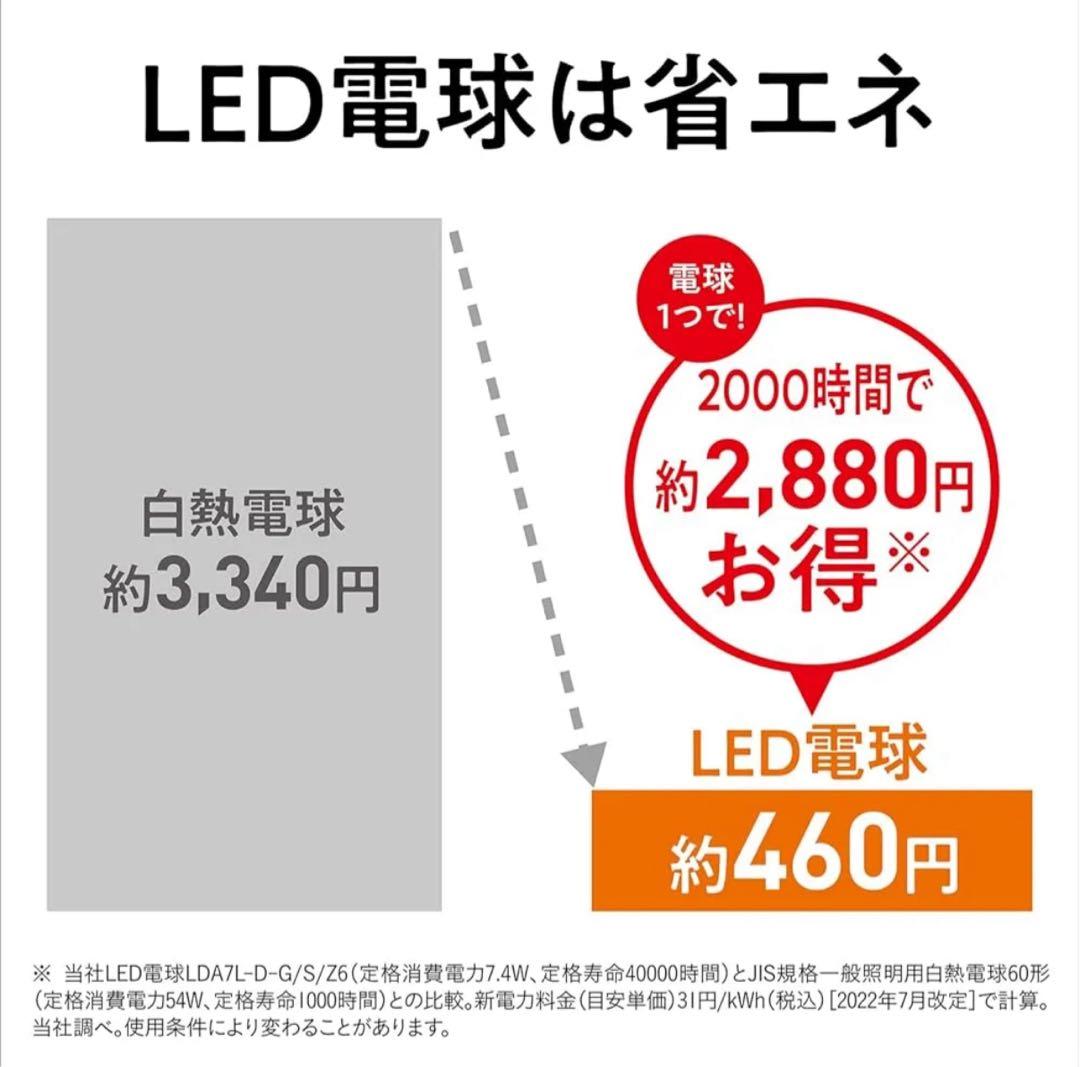 Panasonic パルック LED電球 60形 2個入り　３箱セット