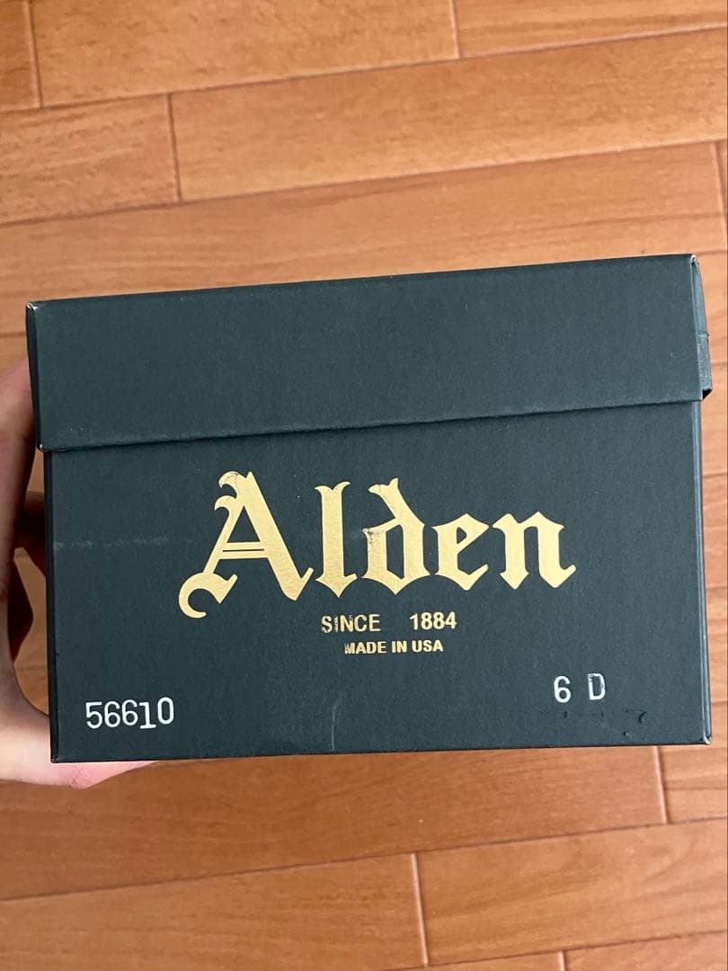 オールデン 56610 ストレートチップ US6 D カーフ ブラック