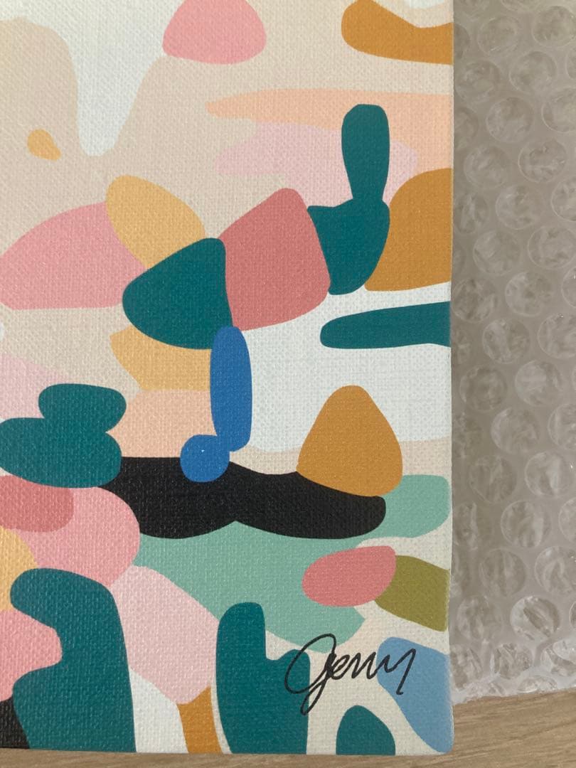 ジェリー鵜飼 キャンバスアート スマイルビレッジ#2 jerry ukai