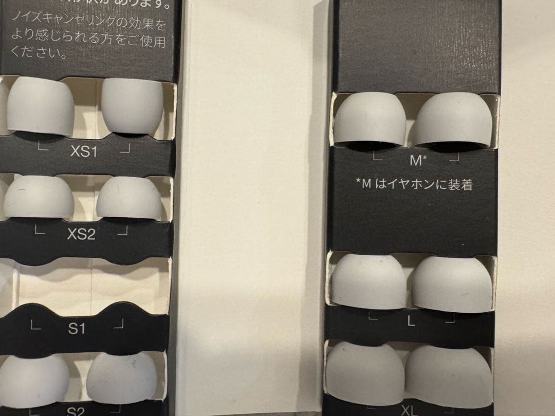 完全ワイヤレスイヤホン シルバー EAH-AZ80-S イヤホンピース　箱有り
