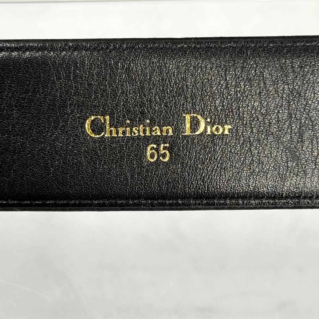 【vintage Dior】スエード ベルト ゴールド　ストーン 00s Y2K