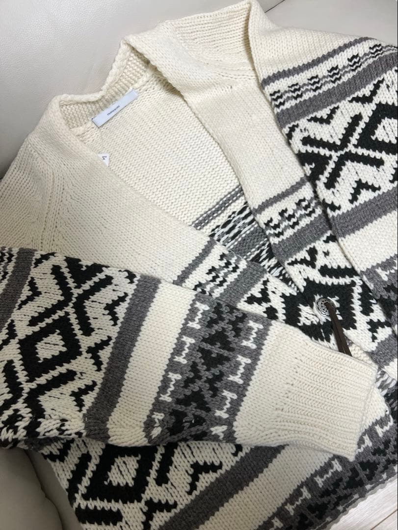 最終値下げ　FRAMeWORK ジャガードカーディガン