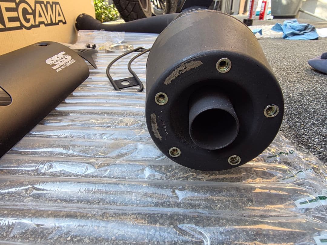 うめ　CL250用　SP武川　SSSマフラー　美品