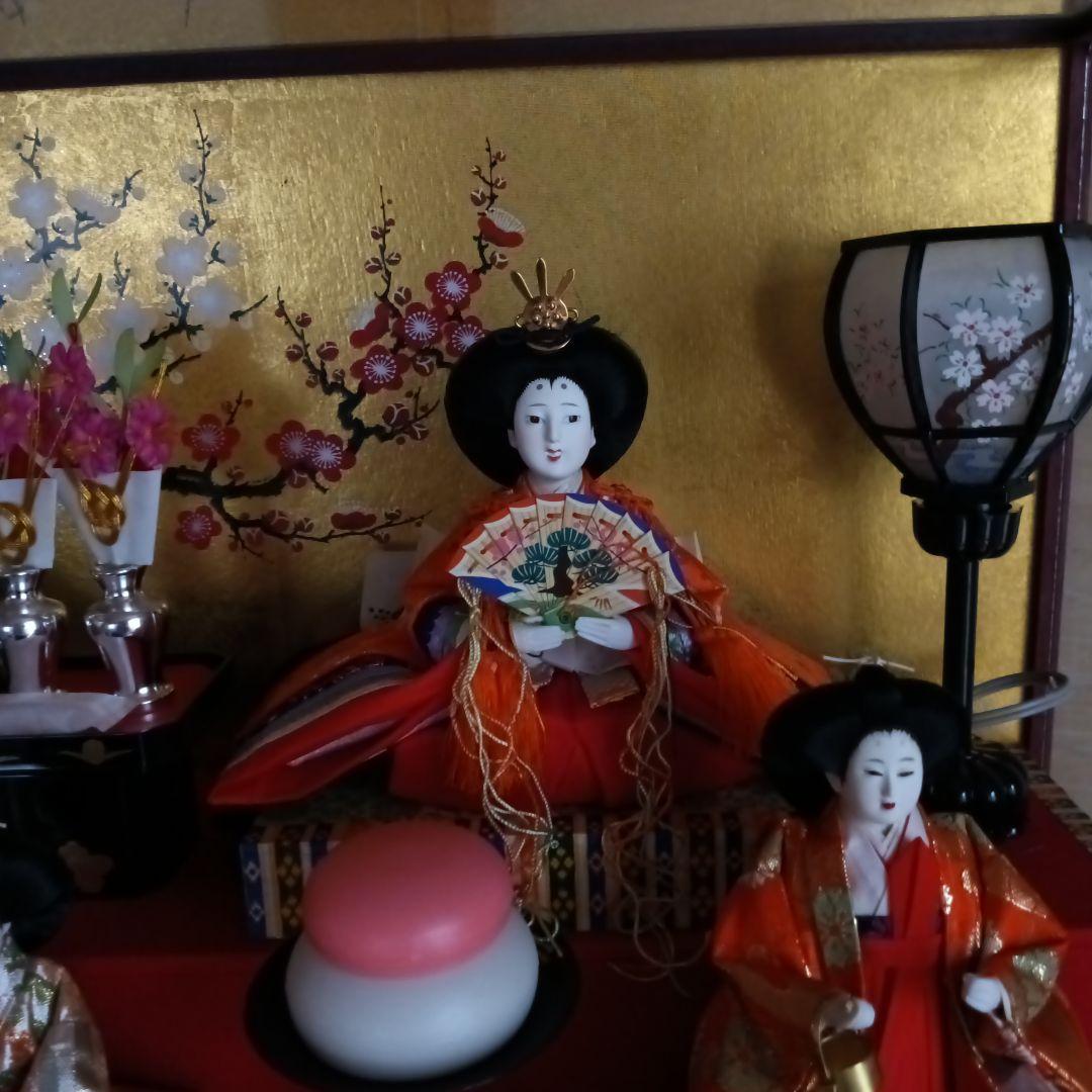 雛人形 三段式 伝統的な雛祭り