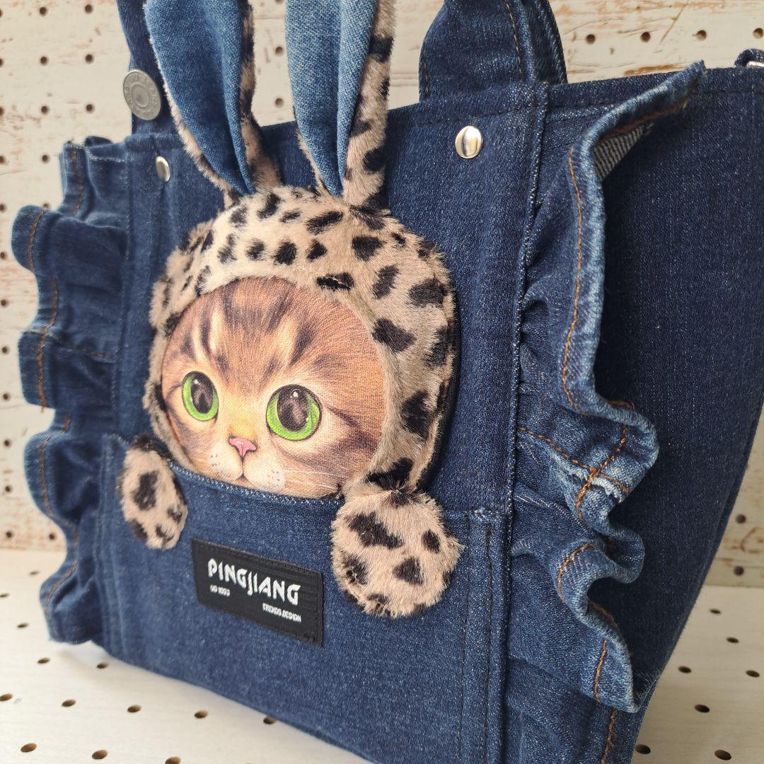 m*i様 コヤンイサムチョン　リトルサンダー　デニムリメイクトートバッグ