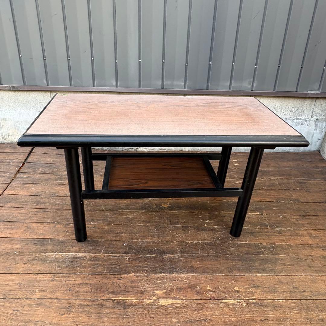 C1昭和レトロ フォルテ 木製サイドテーブル コーヒーテーブル センターテーブル